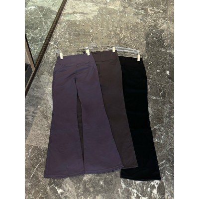 bgy3052潮牌瑜伽裤高腰休闲运动修身春秋新款裸感外穿喇叭阔腿裤图5