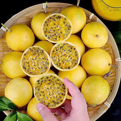 黄色百香果钦蜜9号现摘钦蜜9号黄金百香果钦蜜9号一件代发图4