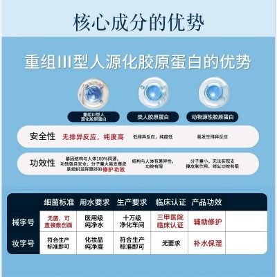 不挂网医美无菌敷贴二类器械字号三型胶原蛋白敷料医用级冷敷贴图3