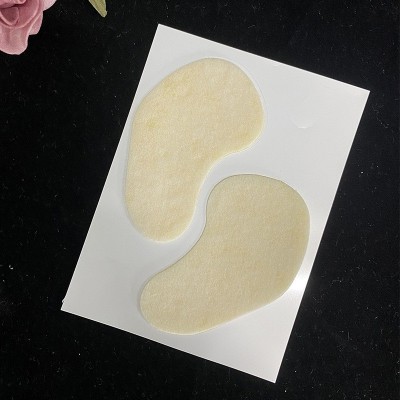 高尔夫大眼贴形状眼膜 户外水凝胶针织布粘性大眼膜贴 白色珠光托图3