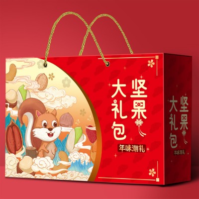 坚果礼盒零食大礼包特产干果礼盒年货团购员工福利送礼一件代发图2