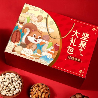 坚果礼盒零食大礼包特产干果礼盒年货团购员工福利送礼一件代发图5