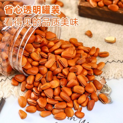 金喇叭500g大松子罐装开口东北松子饱满香脆薄壳易剥零食定制图2