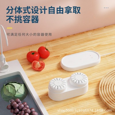 双核果蔬清洗器家用食材净化器果蔬机消毒杀菌洗菜机厂家直发代发图4