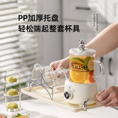 煮茶器多功能花茶壶家用养生壶办公室迷你电炖杯玻璃壶礼品mini图3