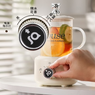 煮茶器多功能花茶壶家用养生壶办公室迷你电炖杯玻璃壶礼品mini图4
