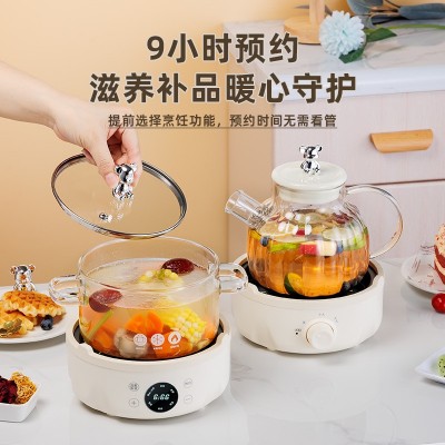 养生壶家用全自动玻璃锅电煮茶壶加厚煮茶器多功能小型炖盅烧水壶图2