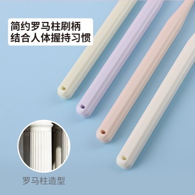 新品 成人软毛牙刷 小苏打喜马拉雅盐刷丝 呵护牙龈 奶油色系牙刷图3