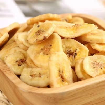香蕉片酥脆水果干香脆香蕉干非油炸烘烤果干休闲果干健康零食批发图2