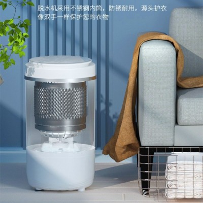 大容量甩干桶单脱水机小型号家用专门迷你婴儿衣服单独烘干脱干机图3