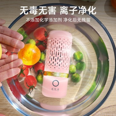 批发家用果蔬清洗机无线胶囊果蔬清洗净化器杀菌除消毒自动洗菜机图5