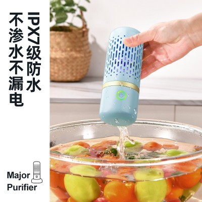 果蔬净化器果蔬清洗机家用食材消毒机杀菌便携无线充电胶囊批发图2
