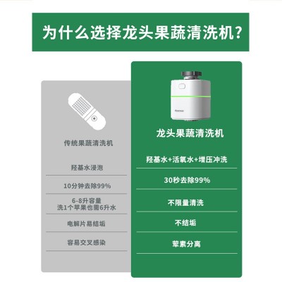 新款果蔬清洗净化器家用活氧消毒清洗机去除农残降解激素食材净化图3