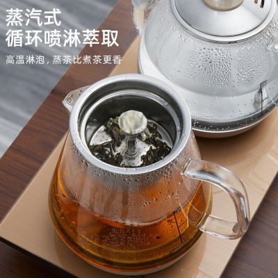 银器智能全自动底部上水电热烧水壶泡茶桌茶台一体家用煮茶炉图4