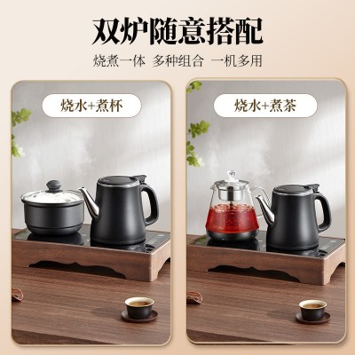 全自动防烫上水电热水壶烧水煮茶一体机家用抽水茶台泡茶 专用套装图3