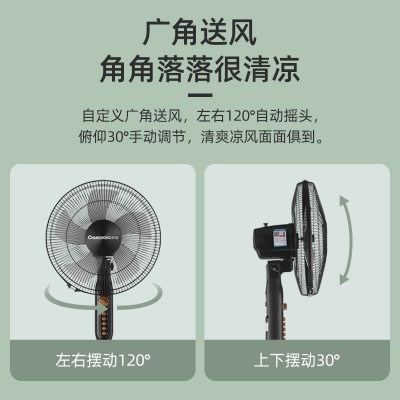 长虹电风扇台地两用低音16寸落地扇强力宿舍家用立体礼品批发风扇图3