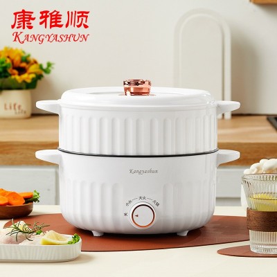 电炒锅家用电火锅宿舍多功能电煮锅一体锅迷你煮面锅小煮 锅电饭锅图2