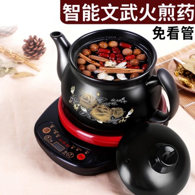 煎药壶中药壶熬药锅自动分体家用4升陶瓷电药煲罐砂锅养生壶批发图2