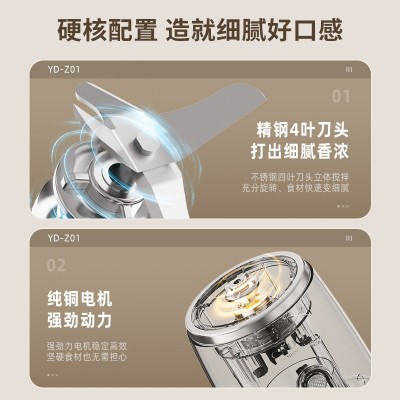 CEOOL 总裁小姐多功能破壁机家用 豆浆机全自动 婴儿辅食机料理机图2