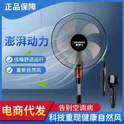 中山厂家小风扇批发立式摇头电风扇家用落地扇大功率风扇专供图3