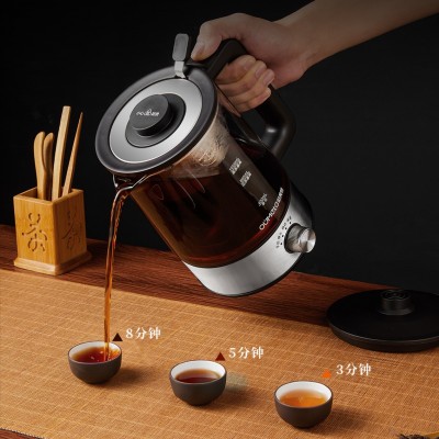 欧美特煮茶器多功能迷你电热黑茶白茶煮茶壶全自动玻璃养生花茶壶图3