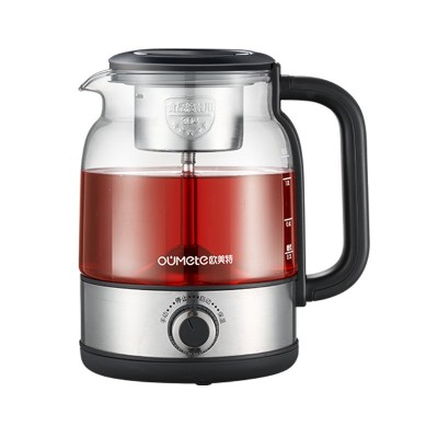 欧美特煮茶器多功能全自动家用黑茶煮茶壶耐热玻璃烧水壶蒸 汽茶壶图5