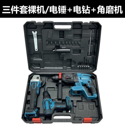 跨境电动工具套装四件套工业无刷大功率4合一组合锂电四件套批发图5