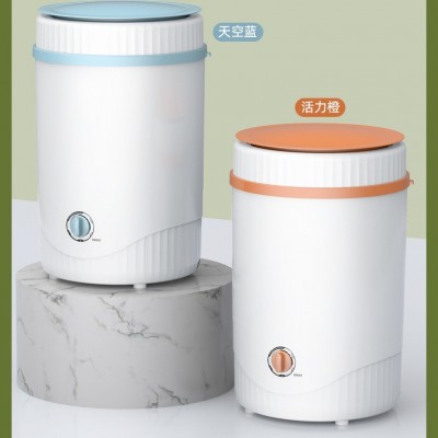 小型家用单桶洗衣机迷你便携式洗衣机可脱水衣服可批发图2