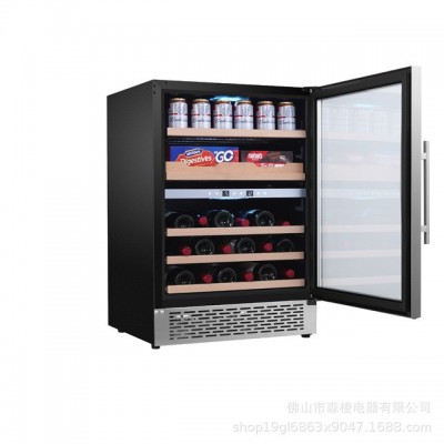 恒温红酒柜 办公室红酒柜 嵌入式恒温红酒柜 双温红酒柜图4