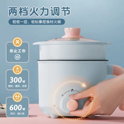电煮锅宿舍学生锅多功能不粘锅小电锅小功率家用电热火锅煮面送礼图4
