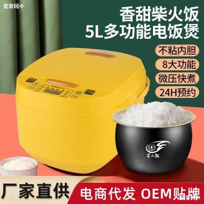 跨境特价黄鸭电饭煲智能预约定时加热电饭锅110V大容量5升源头工图3