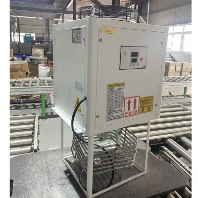不锈钢盘管浸入式油冷机水冷机2500W 带杂质油槽水槽精确控温图2