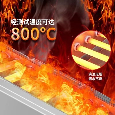 无烟燃气烧烤炉商用户外摆摊煤气液化气烧烤炉子烤生蚝炉烤面筋炉图2