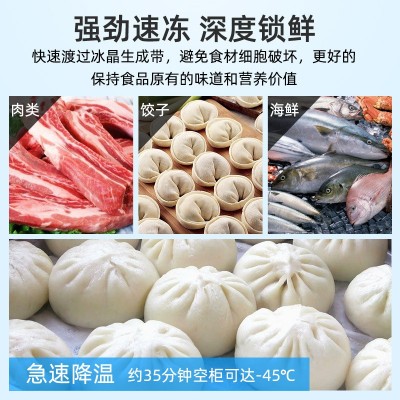 急冻水饺速冻机商用-40℃海鲜急冻柜超低温冰柜推车式包子 速冻柜图2