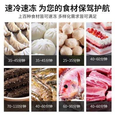 速冻柜商用-80℃零下45度冷冻设备速冻机立式急冻无霜液 氮机雪柜图2