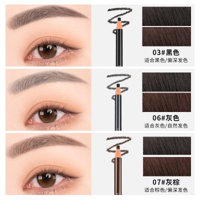 丝1818拉线眉笔防水不晕染正品木质硬芯批发眉粉化妆师 专用彩妆图2