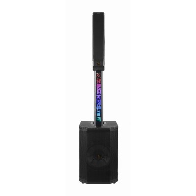 户外音响可拆卸式音柱LED歌词显示K歌音箱带无线双话筒蓝牙音响图5