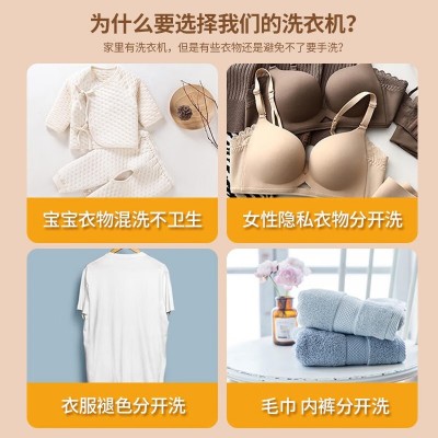 自产自销迷你洗衣机母婴家用单桶洗脱一体半自动小型内衣 裤宿舍可图3