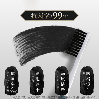 狮王牙刷细齿洁炭能量成人特惠装品牌正品批发一件代发2支装图3