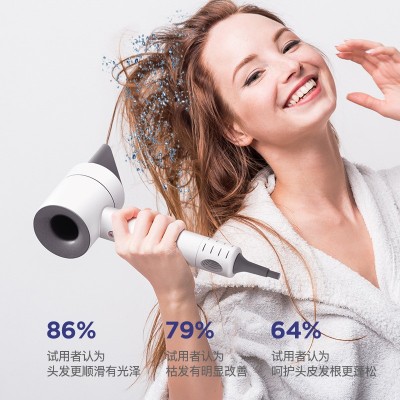 风尔特高速中空无叶电吹风机负离子护发速干恒温大风力家用吹风筒图4
