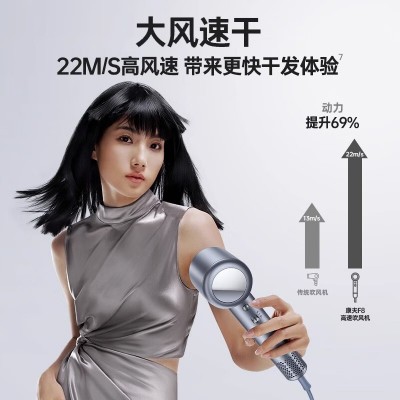 康夫护发高速吹风机家用大风力负离子电吹风速干大功率风筒F8网红图4