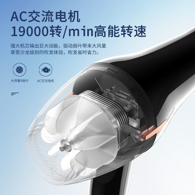 康夫吹风机厂家批发理发店专用家用大功率恒温速干工业吹风筒图4