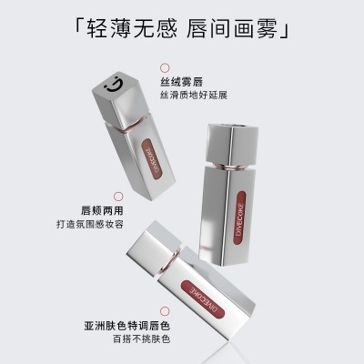 DFK蒂妃珂丝绒唇粉霜唇釉不沾杯不掉色口红唇泥哑光柔雾自然显白图2