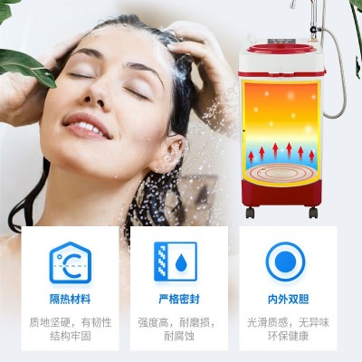 甬泉移动洗澡机100L即热家用储水式电热水器智能恒温简易断电淋浴图3