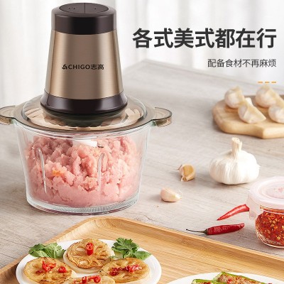 志高绞肉机家用电动不锈钢肉馅机多功能小型蒜泥碎菜辣椒料理机图2
