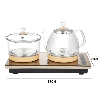 全自动上水壶电热烧水家用茶台一体抽茶具电磁炉煮器泡茶专用套装图5