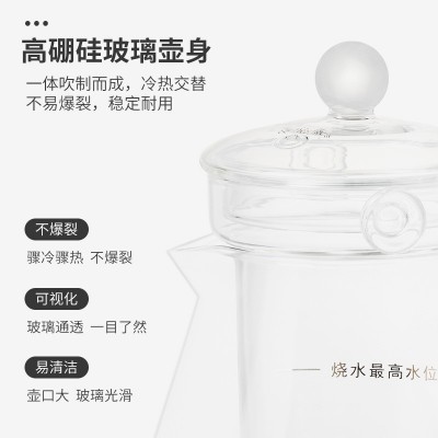 燕窝炖盅机隔水炖养生壶家用全自动加厚玻璃多功能煲汤专用燕窝壶图4