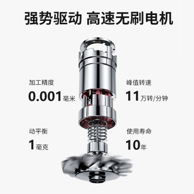 11万转高速吹风机4亿负离子电吹风批发高速大功率无叶吹风筒冷图4