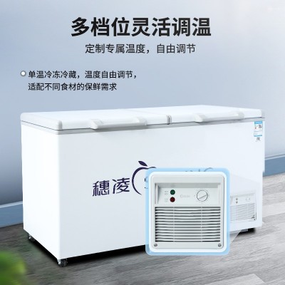 穗凌大冰柜卧式冷冻柜商用大容量冷冻冷藏冰箱雪柜餐饮店后厨冷柜图4