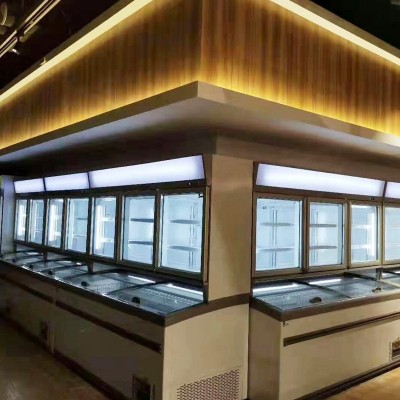 厂家供应超市双温子母柜商用风冷冷冻柜冰淇淋柜雪糕柜牛排展示柜图3